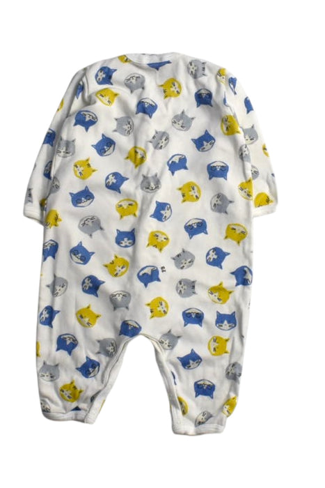 A Multicolour Onesies from Petit Bateau in size 3-6M for boy. (Back View)