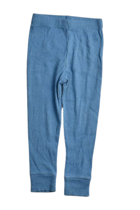 A Blue Leggings from Purebaby in size 3T for neutral. (Front View)