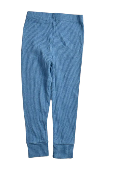 A Blue Leggings from Purebaby in size 3T for neutral. (Back View)