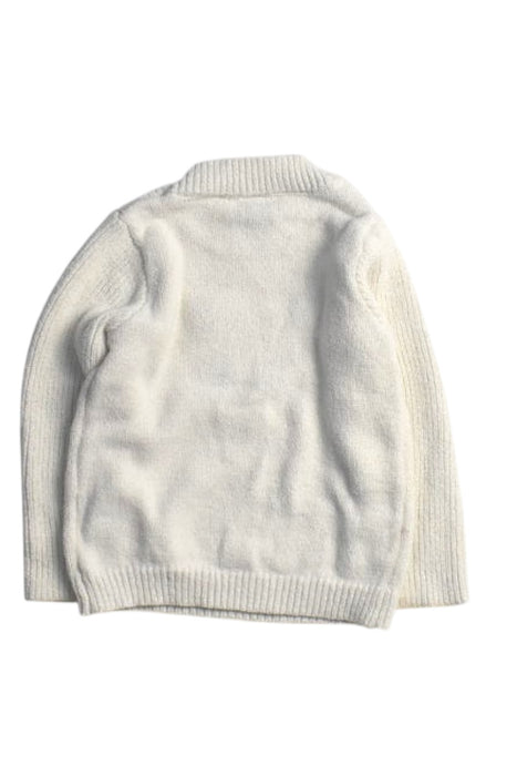 A White Knit Sweaters from Anna Sui in size 2T for girl. (Back View)