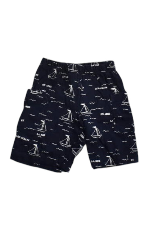 A Navy Shorts from Agnes b. in size 3-6M for boy. (Front View)