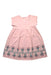 A Pink Sleeveless Dresses from Tea in size 7Y for girl. (Front View)