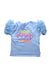 A Blue Short Sleeve Tops from Billieblush in size 6T for girl. (Front View)