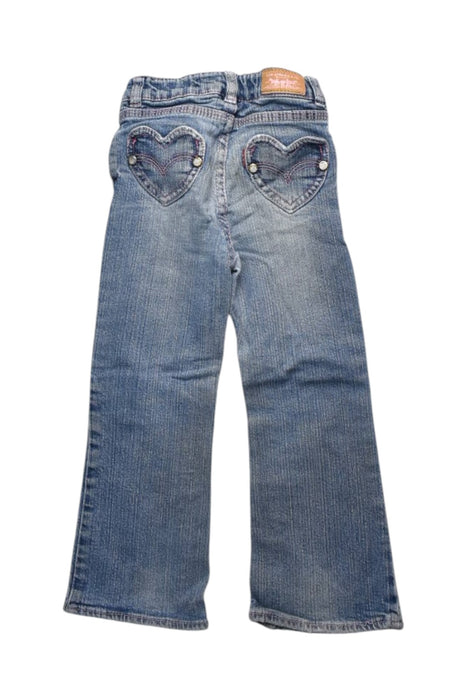 A Blue Jeans from Levi's in size 4T for girl. (Back View)