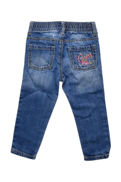 A Blue Jeans from Guess in size 12-18M for girl. (Back View)
