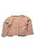 A Peach Cardigans from Les Enfantines in size 18-24M for girl. (Back View)