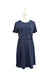 A Navy Short Sleeve Dresses from Jump Eat Cry in size Maternity-S for maternity. (Back View)