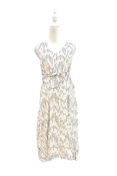 A Beige Sleeveless Dresses from Jump Eat Cry in size Maternity-S for maternity. (Back View)