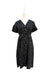 A Black Short Sleeve Dresses from Dear in size Maternity-S for maternity. (Back View)
