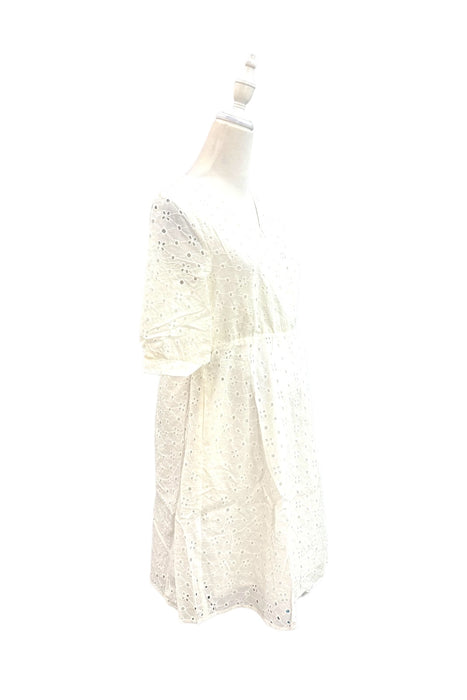 A White Short Sleeve Dresses from Jump Eat Cry in size Maternity-S for maternity. (Front View)
