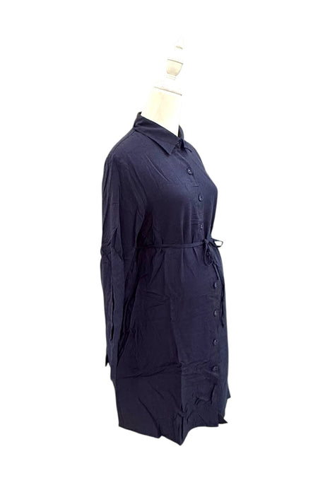 A Navy Long Sleeve Dresses from Jump Eat Cry in size Maternity-S for maternity. (Front View)