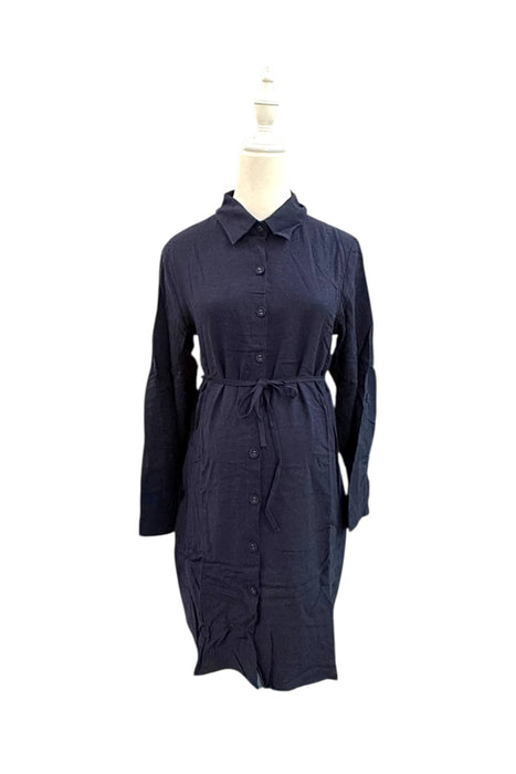 A Navy Long Sleeve Dresses from Jump Eat Cry in size Maternity-S for maternity. (Back View)