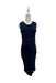 A Navy Sleeveless Dresses from Jump Eat Cry in size Maternity-S for maternity. (Back View)