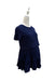A Navy Short Sleeve Dresses from Jump Eat Cry in size Maternity-S for maternity. (Front View)