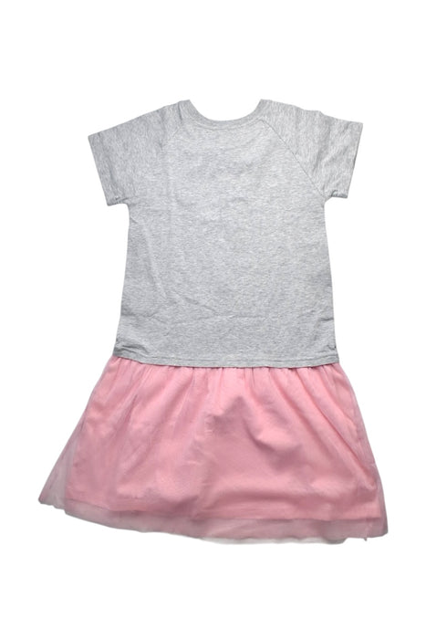 A Grey Short Sleeve Dresses from Moschino in size 10Y for girl. (Back View)
