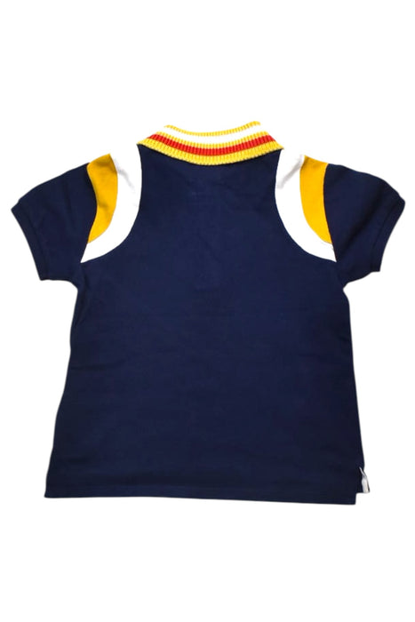 A Navy Short Sleeve Polos from Gucci in size 4T for boy. (Back View)