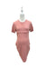 A Pink Short Sleeve Dresses from Love Baby Bump in size Maternity-M for maternity. (Back View)