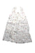 A White Sleeveless Dresses from Bonton in size 4T for girl. (Front View)