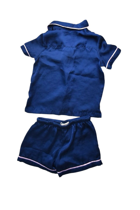 A Navy Pyjama Sets from Peter Alexander in size 2T for girl. (Back View)