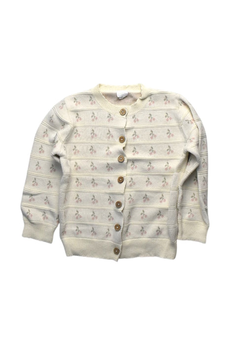 A Ivory Cardigans from Jamie Kay in size 5T for girl. (Front View)