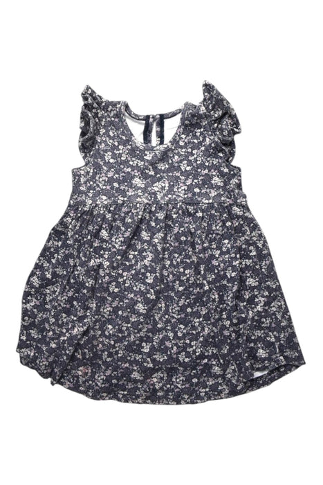 A Navy Sleeveless Dresses from Jamie Kay in size 3T for girl. (Front View)