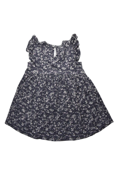 A Navy Sleeveless Dresses from Jamie Kay in size 3T for girl. (Back View)