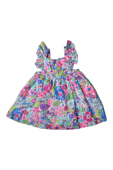 A Multicolour Sleeveless Dresses from Jacadi in size 6-12M for girl. (Front View)