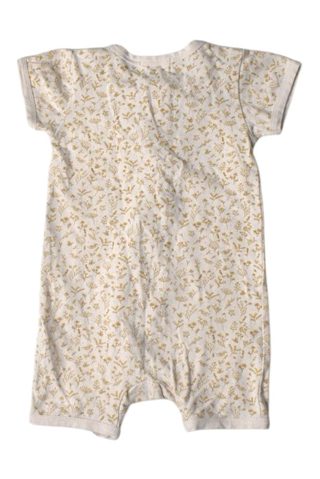 A Ivory Short Sleeve Rompers from Wilson & Frenchy in size 12-18M for neutral. (Back View)