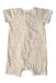 A Ivory Short Sleeve Rompers from Wilson & Frenchy in size 12-18M for neutral. (Back View)
