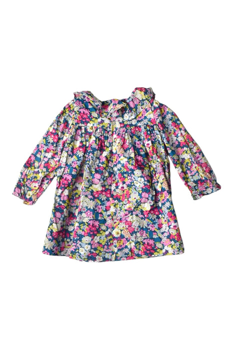 A Multicolour Long Sleeve Dresses from Jacadi in size 6-12M for girl. (Front View)