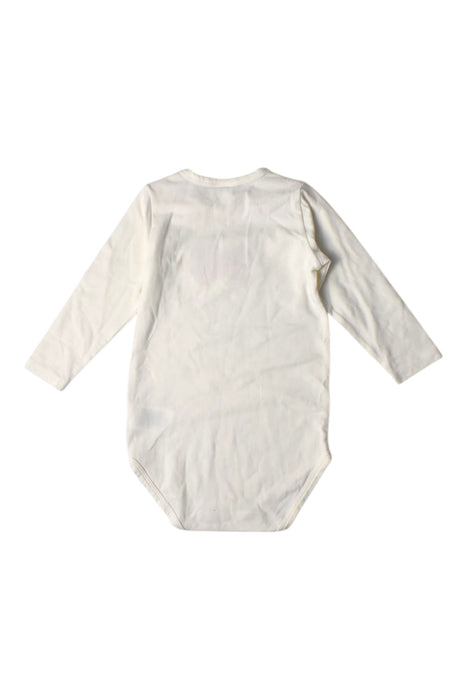 A White Long Sleeve Bodysuits from Seed in size 12-18M for girl. (Back View)