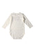 A White Long Sleeve Bodysuits from Seed in size 12-18M for girl. (Back View)