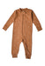 A Brown Onesies from Quincy Mae in size 6-12M for neutral. (Front View)
