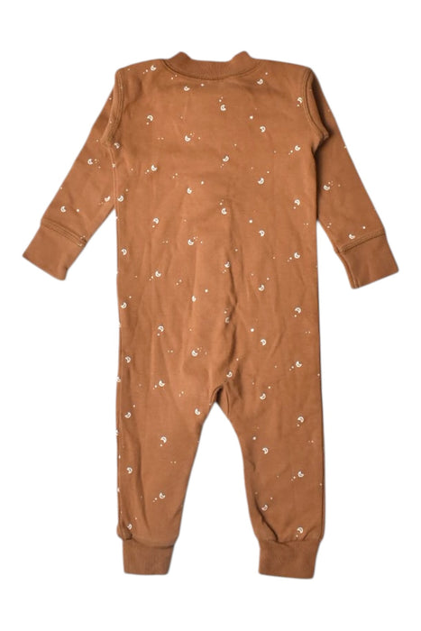 A Brown Onesies from Quincy Mae in size 6-12M for neutral. (Back View)