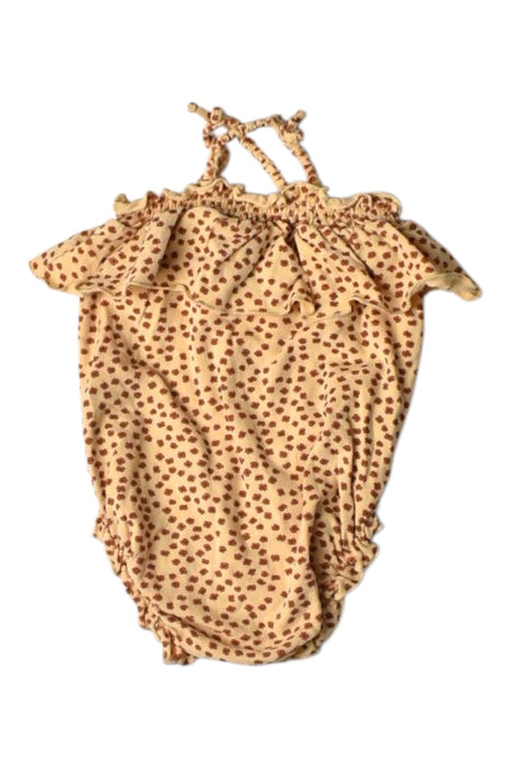 A Beige Sleeveless Rompers from Konges Sløjd in size 6-12M for girl. (Back View)
