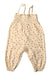 A Beige Sleeveless Jumpsuits from Konges Sløjd in size 3-6M for girl. (Front View)