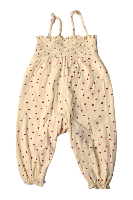 A Beige Sleeveless Jumpsuits from Konges Sløjd in size 3-6M for girl. (Back View)
