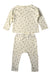 A Ivory Pants Sets from Quincy Mae in size 18-24M for girl. (Front View)
