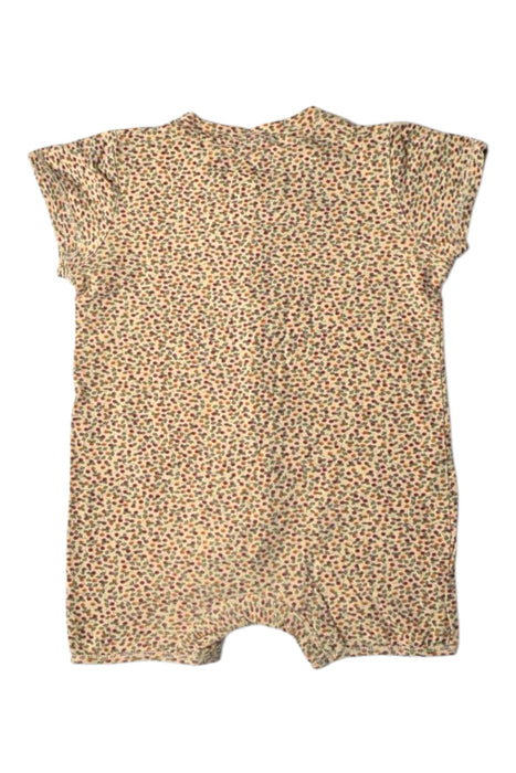 A Beige Short Sleeve Rompers from Konges Sløjd in size 6-12M for girl. (Back View)