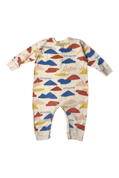 A Multicolour Onesies from Petit Bateau in size 12-18M for boy. (Back View)
