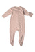 A Taupe Onesies from Nature Baby in size 6-12M for girl. (Back View)