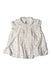 A White Short Sleeve Dresses from Petit Bateau in size 6-12M for girl. (Front View)
