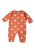 A Orange Long Sleeve Bodysuits from Petit Bateau in size 6-12M for girl. (Back View)