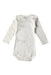 A White Long Sleeve Bodysuits from Petit Bateau in size 6-12M for girl. (Back View)