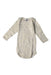 A Ivory Long Sleeve Bodysuits from Petit Bateau in size 6-12M for girl. (Front View)
