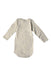 A Ivory Long Sleeve Bodysuits from Petit Bateau in size 6-12M for girl. (Back View)