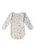 A White Long Sleeve Bodysuits from Petit Bateau in size 18-24M for girl. (Front View)