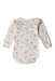 A White Long Sleeve Bodysuits from Petit Bateau in size 18-24M for girl. (Back View)