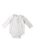 A White Long Sleeve Bodysuits from Ralph Lauren in size 6-12M for girl. (Front View)