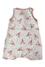 A Grey Sleeveless Rompers from Albetta in size 3-6M for girl. (Back View)